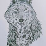 Wisdom Wolf by Aloura Remy